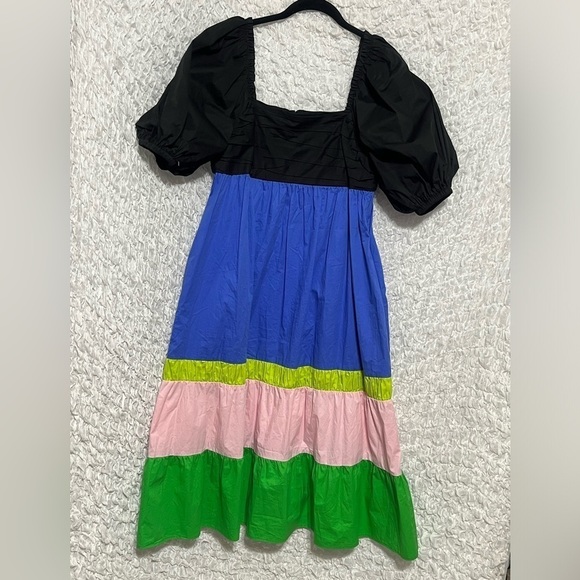 CROSBY BY MOLLIE BURCH COLOR-BLOCK EDEN DRESS, SIZE M - Picture 7 of 7